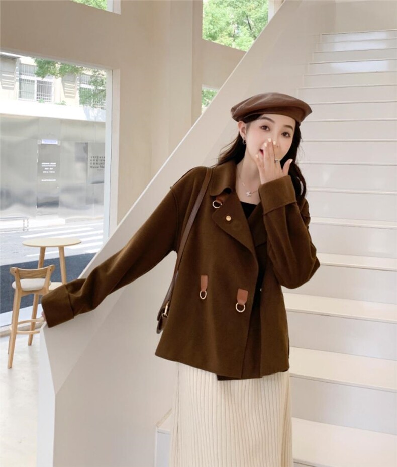 澳驼绒外套，其它，吉之红