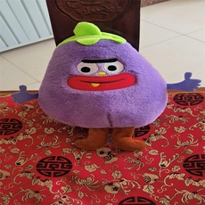点赞茄子爆款小茄子毛绒玩具时尚精品玩偶公仔爆款玩具