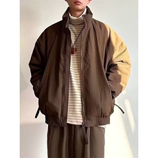 美拉德棉服外套宽松棉衣加厚冬季复古保暖咖啡色棉袄男士MA91，男装棉衣，星座1116A-1（原606A）
