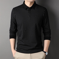 AG88157钱塘2020-3春季新款中年男士时尚休闲长袖T桖高品质P70，男装T恤，钱塘207-3