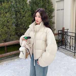 冬装新款 韩系小泡芙 90绒立领羽绒服 2141 P310 K428图片
