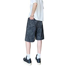 现货得物夏季蛇纹迷彩五分工装牛仔短裤男女K5918-特P35控59，男装牛仔裤，星座205