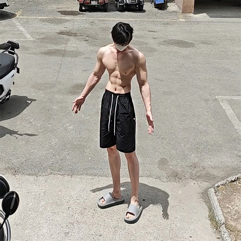 自拍图有大货夏季速干短裤男休闲宽松潮流百搭休闲裤DK706-P40,男装牛仔裤,电商A178