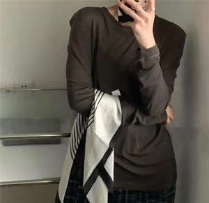 跑量针织打底衫～图片