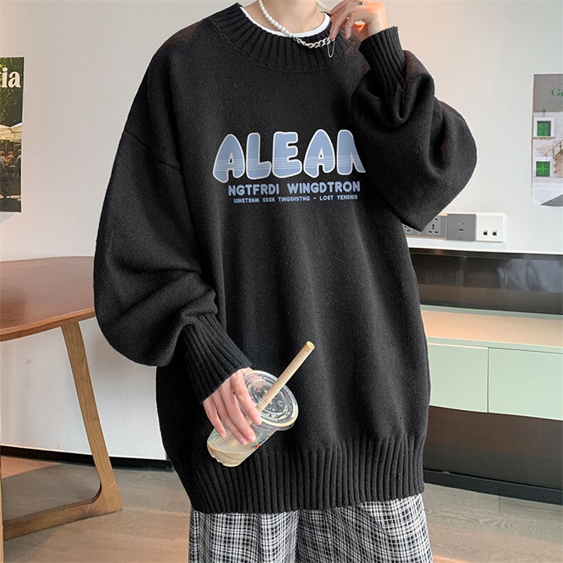 半高领毛衣男士大码针织衫男毛线衣男M18291-P45加绒款-P65,男装针织衫/毛衣,电商A040