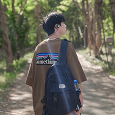 山峰圆领男女休闲短袖T恤新款时尚印花B225-T9204-P45-X58-有货，男装T恤，电商B225