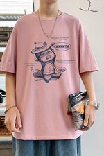 ！春夏新款纯棉宽松短袖T恤男士情侣体恤衫男DX24-P20，男装T恤，电商B367