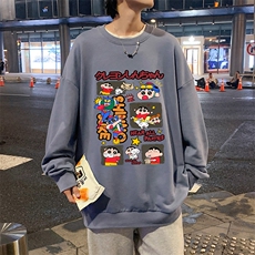 S6311-P28秋季圆领卫衣男大码韩版宽松长袖外套，男装卫衣，电商A040