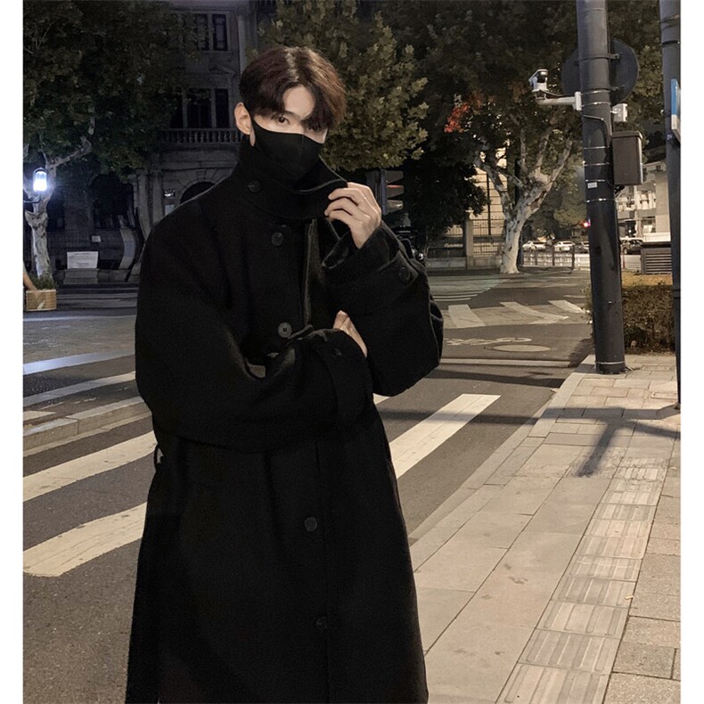 毛呢大衣男中长款过膝风衣呢子外套603-1-DY11-P125控168，男装风衣，星座403（原603-1）