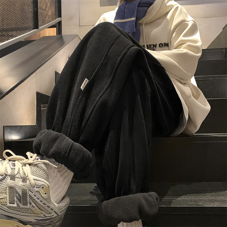 秋冬新品重磅灯芯绒加绒束脚裤大码M~5XLXZ604-KG68-P65控78,男装卫衣,星座604