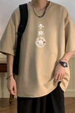 麂皮绒短袖t恤男大码半袖男JD82070-P25，男装T恤，电商A040