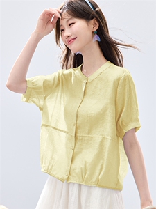 现货2026夏装新款透气亲肤女士凉爽衬衣图片