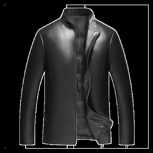 J97825加厚立领绵羊皮羽绒服男士外套皮衣冬季皮P650,男装皮衣,电商B360