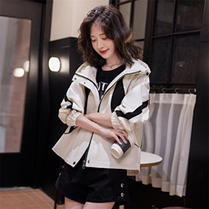 【bao款现货】2024新款春装女装韩版休闲风衣外套女档口现货，女装风衣，靓星雨