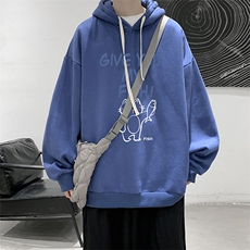 连帽卫衣男大码胖子帽衫大号运动服WY2411-P35，男装卫衣，电商A040