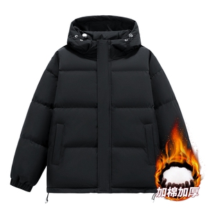 现货高品质美式高街冬季重磅三防加厚羽绒棉衣厚外套面包棉服图片