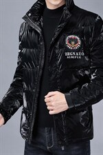 冬季男士加厚羽绒服中年爸爸装外套中年时尚羽绒服SFT93838-P275图片