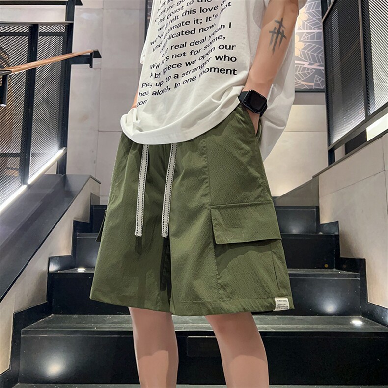 109-H22-P40M-8XL夏季大码双口袋短裤五分裤,男装牛仔裤,星座109