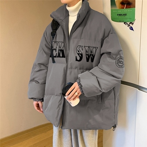 主推秋冬新款保暖立领宽松棉服外套男 MY62053 P95控118图片