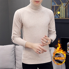 1018-1-M136加绒P29主椎新款跑量高领针织衫男士时尚帅气，男装针织衫/毛衣，星座1018-1​
