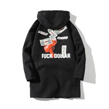 【】A003-HF012-P50冬装新款创意印花时尚潮流大衣港仔1，男装毛呢大衣，电商A003