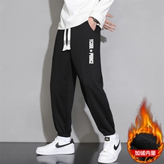 棉裤2025冬季新款男士休闲加绒运动裤子时尚大码长裤JR905，男装棉裤，星座1816-1（原1210-1）
