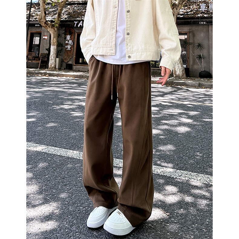 冬季新款星空尼重磅长裤直筒休闲裤抖音品质A111-A507特批40,男装休闲裤,电商基地A111
