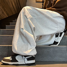 秋冬男卫裤直筒宽松抽绳束脚长裤H9531P40，男装休闲裤，星座1013-1
