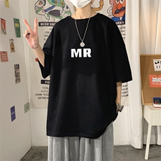 DX17253-P20纯棉短袖t恤男大码半袖打底衫宽松体恤衫海报风，男装T恤，电商A040