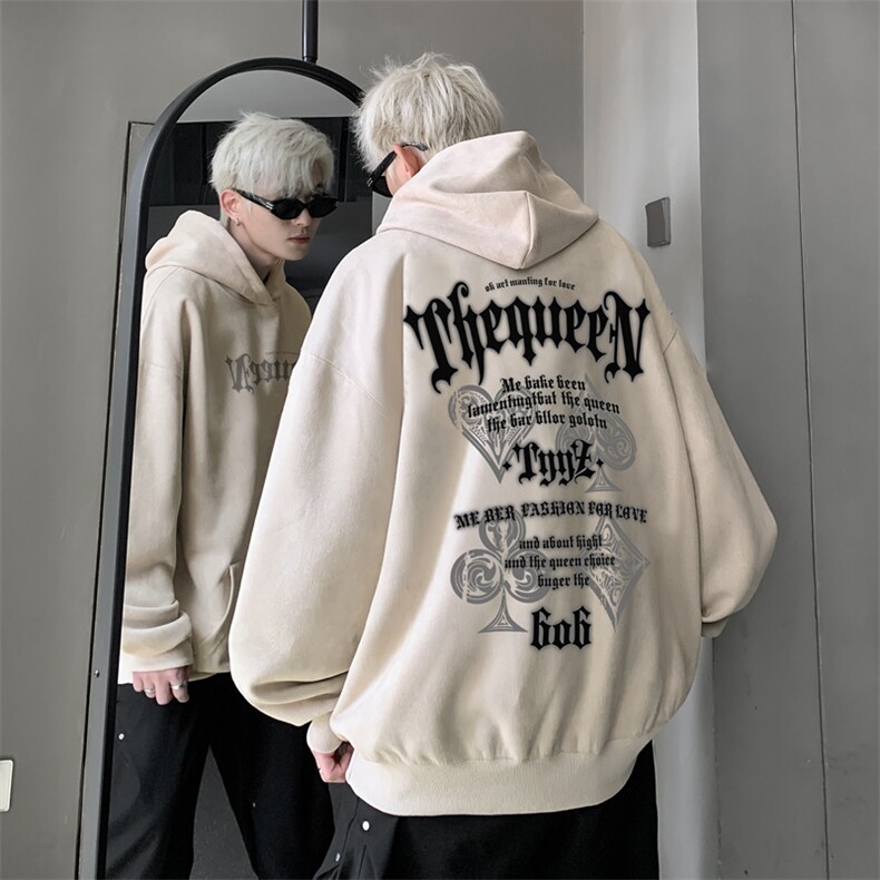420克麂皮绒潮牌重磅连帽卫衣力推大码男XZ517A-2-JP9903-P55,男装卫衣,星座517A-2
