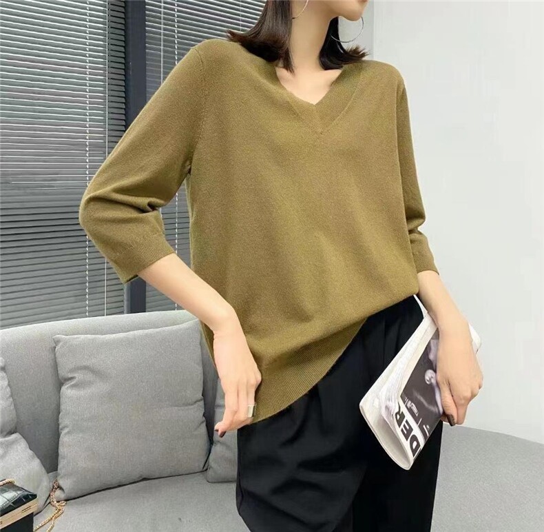 V领九分袖，其它，魅力元素