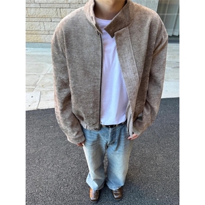 复古美式秋季夹克外套男女同款JK6025-P94图片