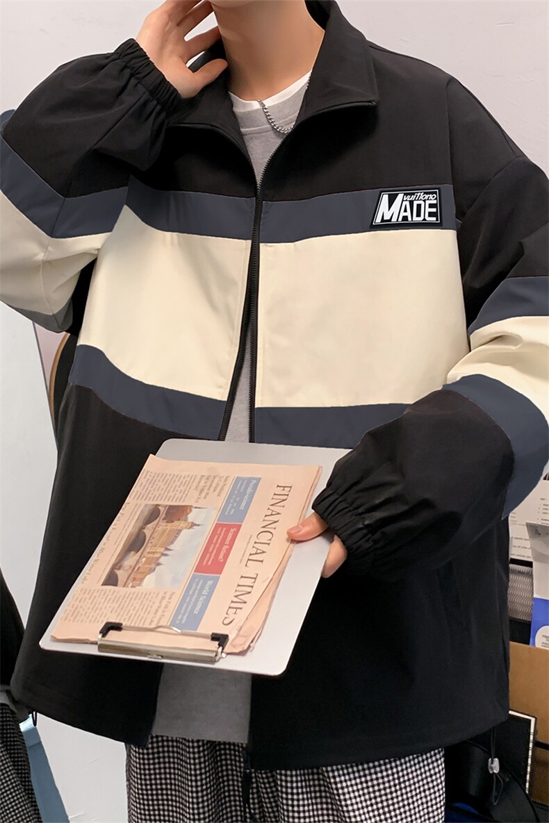 秋冬款棒球服夹克外套男潮牌字母刺绣情侣学生22125-P65控108,男装夹克,星座717
