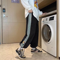 1014-1-KZ614-P36直筒休闲裤2024潮男束脚裤子百搭ins港风潮男裤，男装休闲裤，星座1014-1