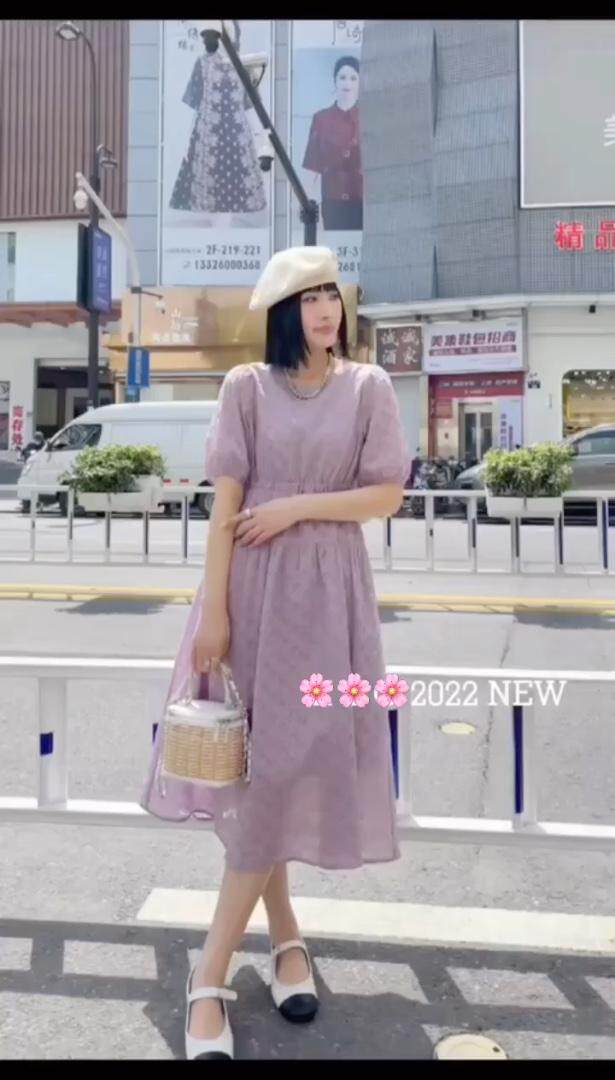 夏季新款连衣裙，女装连衣裙，卓依缘