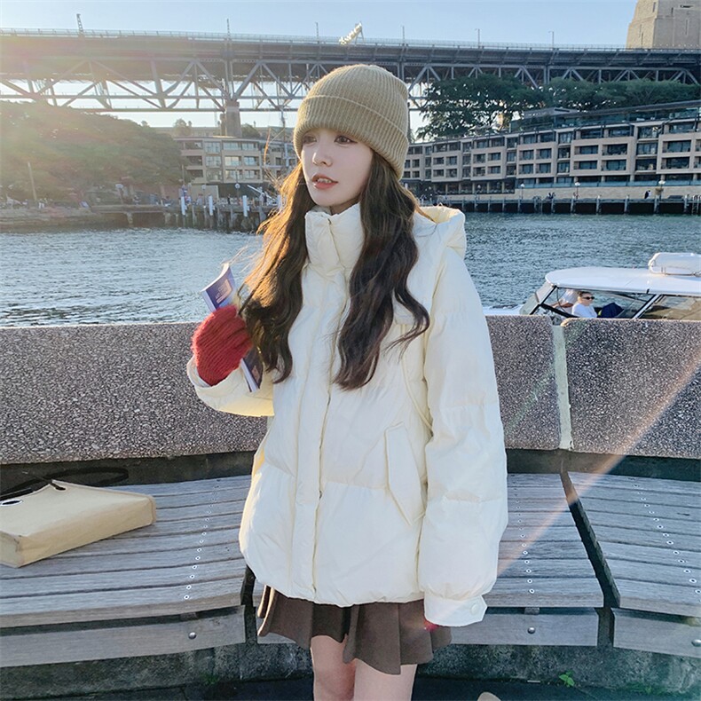 秋冬新款90白鸭绒短款羽绒服女小个子显瘦保暖外套,女装羽绒服,韩秀