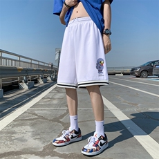 ！2023夏季新款男士冰丝短裤天空人印花中裤DK509P25，男装休闲裤，电商B220