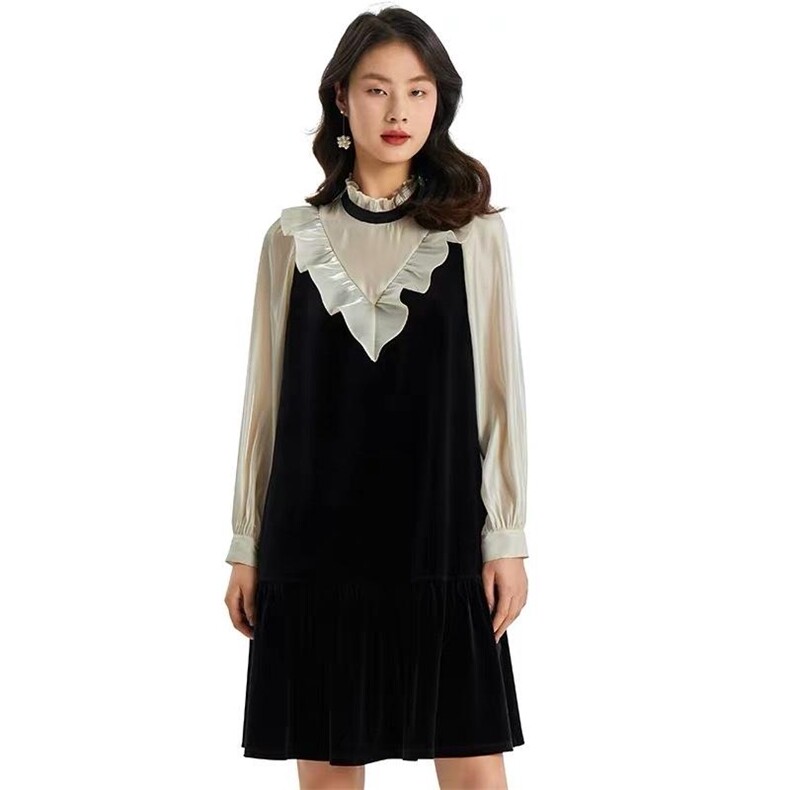 连衣裙，韩版风衣，，女装连衣裙，靓丽诗纷