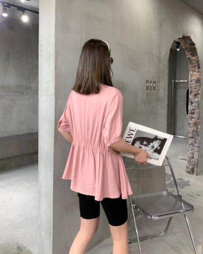 [现货]夏季新款时尚修身小衫天丝面料透气性，女装，蜜思优沫