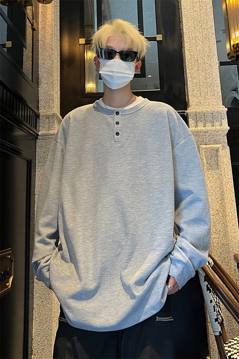 亨利领长袖T恤男XH84-特p20,男装T恤,电商B367
