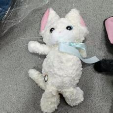 童话毛绒 蝴蝶结猫咪包可爱猫猫玩偶背包十个起售