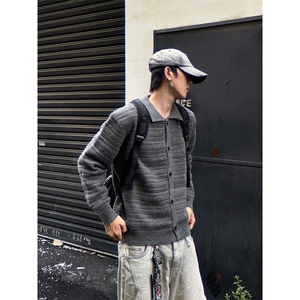 百搭气质流行文艺开衫毛衣时尚新款潮流简约ins原宿SWA343图片