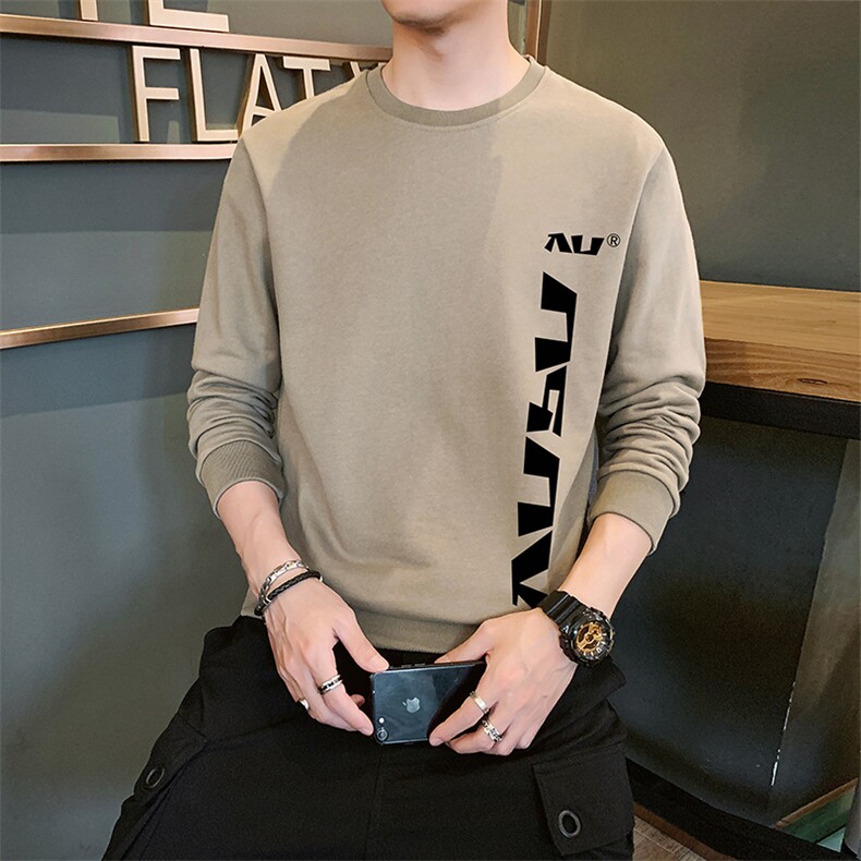 潮流韩版卫衣男2021春秋季外套宽松长袖套头衫DF107T,男装卫衣,电商A102