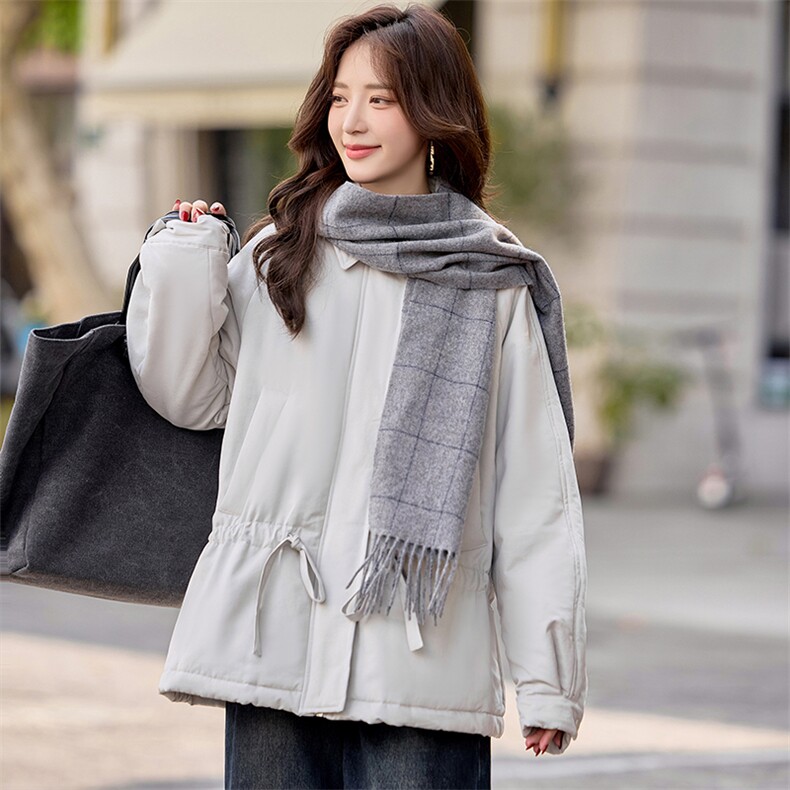 2025新款冬季系时尚气质棉衣加厚，女装皮衣，凯瑟曼