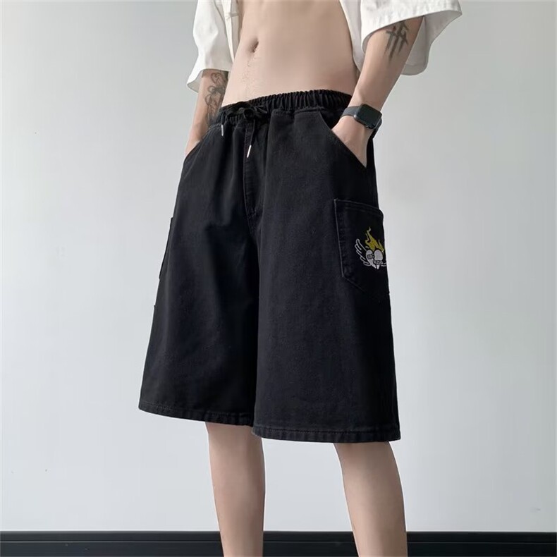 青春流行ins男直筒水洗牛仔裤E117P40,男装牛仔裤,星座1116-2