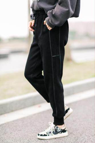 【现货】冬季加绒卫裤，女装休闲裤，淳·清衣社