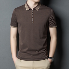 22夏季新款短袖t恤中年男装T恤商务休闲百搭打底衫衣服男装，男装T恤，电商B212（原钱塘6029）