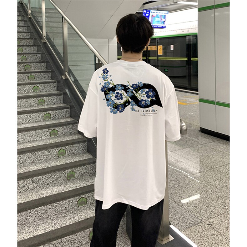 万针全刺绣解构设计260克重磅双纱纯棉高品质美式高街短袖T恤特39,男装T恤,电商A486