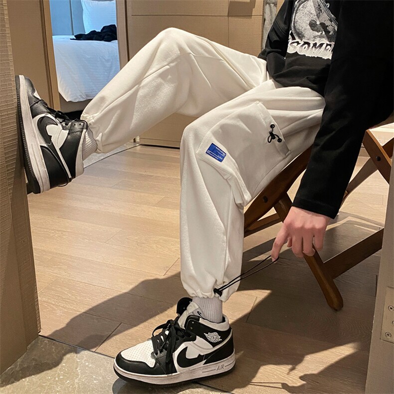 ！21春季新款潮流休闲裤男士运动裤工装百搭卫裤K2023P50,男装休闲裤,电商B220