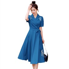 2023年夏季韩版通勤中长款流苏修身连衣裙，女装连衣裙，时尚俏佳人